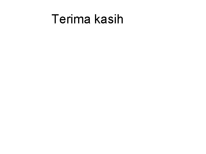 Terima kasih 