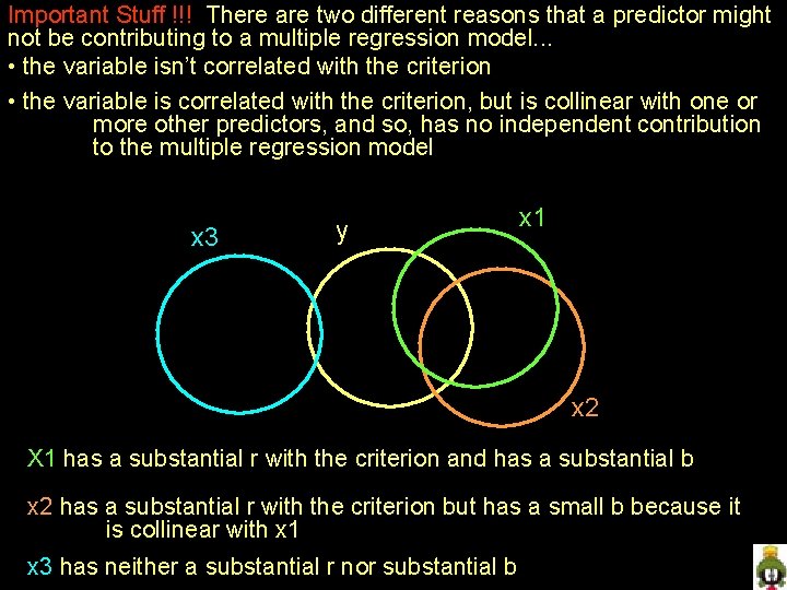 Important Stuff !!! There are two different reasons that a predictor might not be