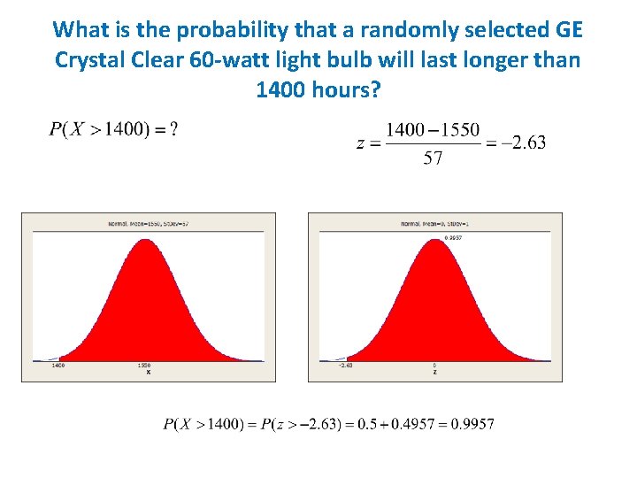 What is the probability that a randomly selected GE Crystal Clear 60 -watt light