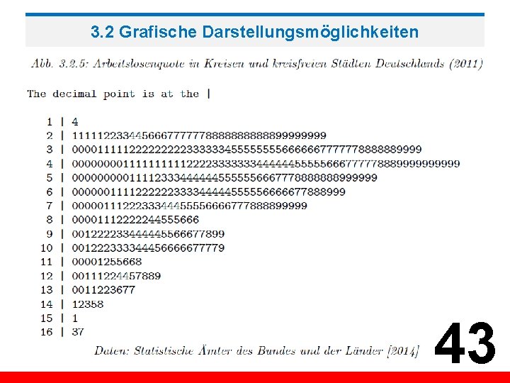 3. 2 Grafische Darstellungsmöglichkeiten 43 