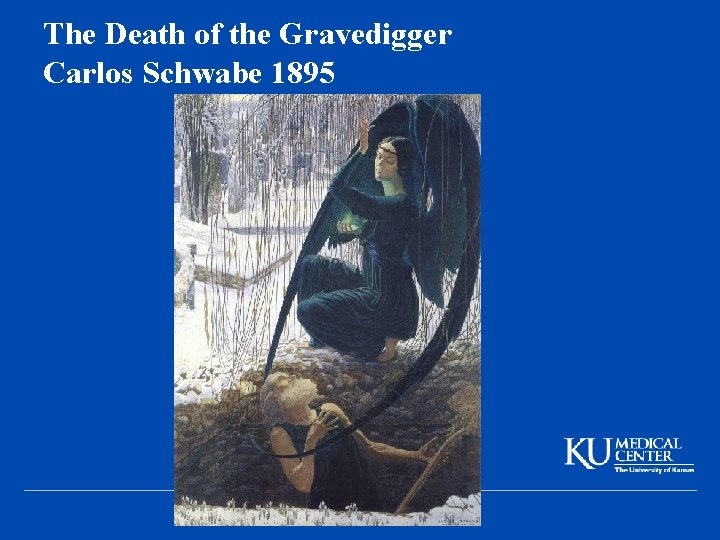 The Death of the Gravedigger Carlos Schwabe 1895 