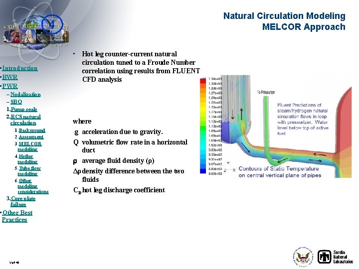 Natural Circulation Modeling MELCOR Approach 4 • Introduction • BWR • PWR – Nodalization