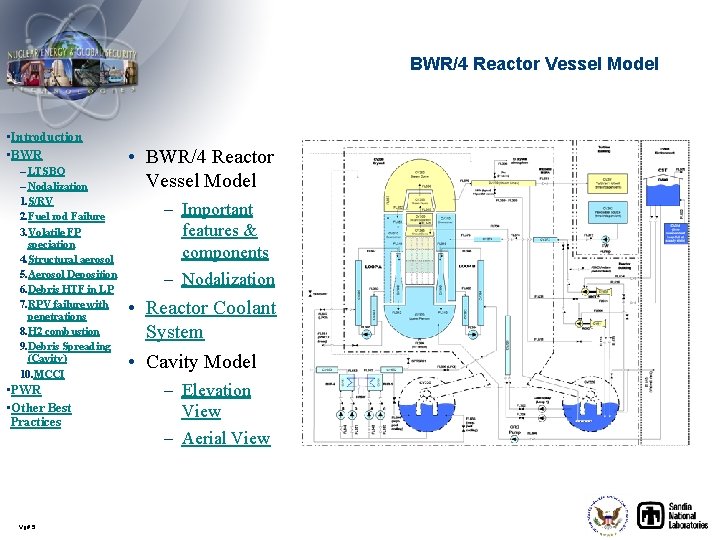 BWR/4 Reactor Vessel Model • Introduction • BWR – LTSBO – Nodalization 1. S/RV