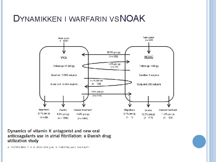 DYNAMIKKEN I WARFARIN VS NOAK 