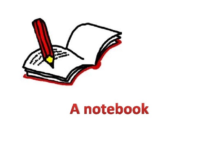 A notebook 