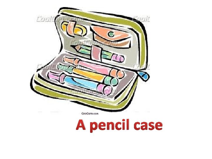 A pencil case 