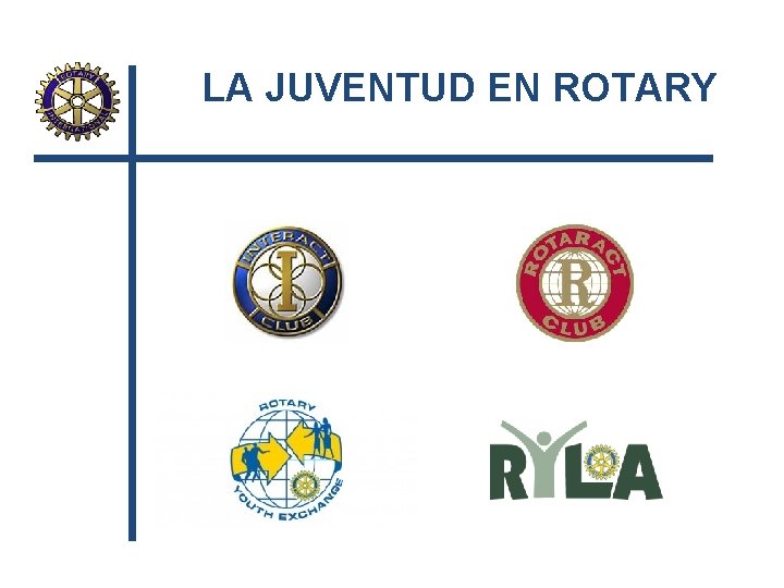 LA JUVENTUD EN ROTARY 