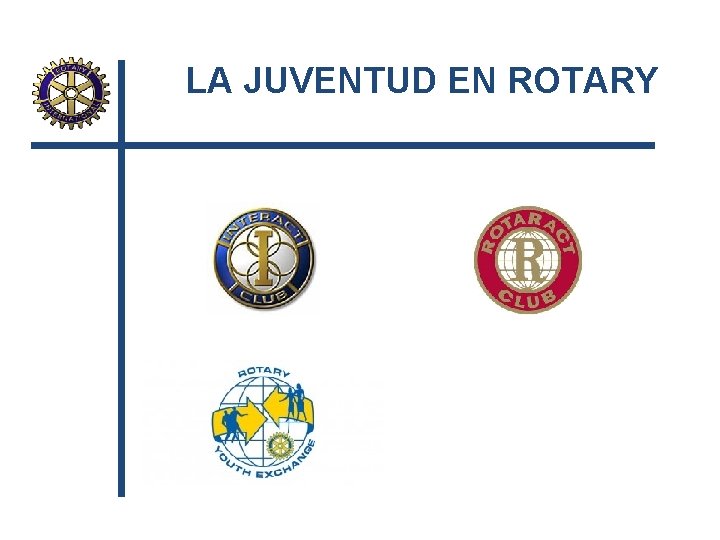 LA JUVENTUD EN ROTARY 