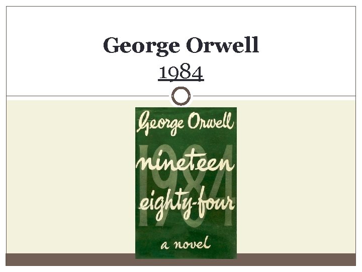 George Orwell 1984 