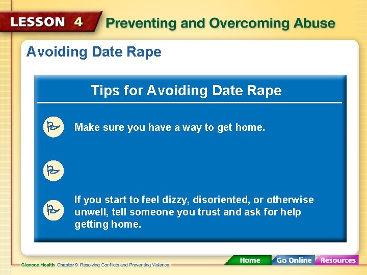 Avoiding Date Rape Tips for Avoiding Date Rape Make sure you have a way