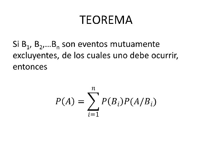TEOREMA • 