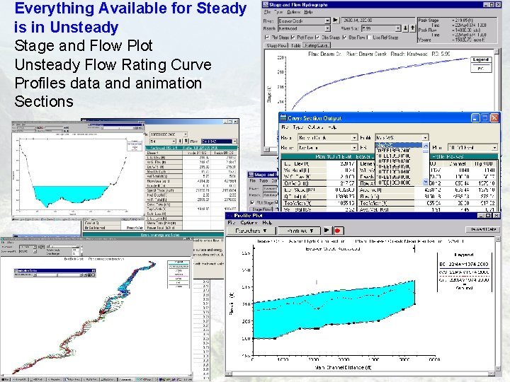 Everything Available for Steady is in Unsteady Stage and Flow Plot Unsteady Flow Rating