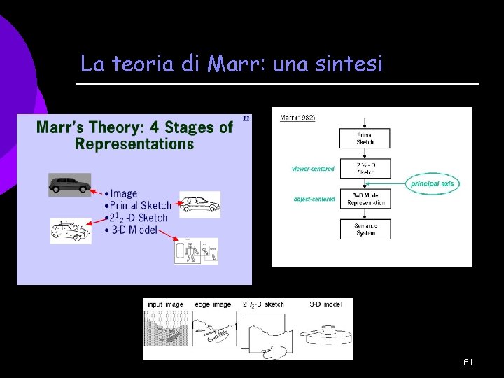 La teoria di Marr: una sintesi 61 