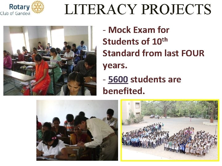 LITERACY PROJECTS - Mock Exam for Students of 10 th Standard from last FOUR