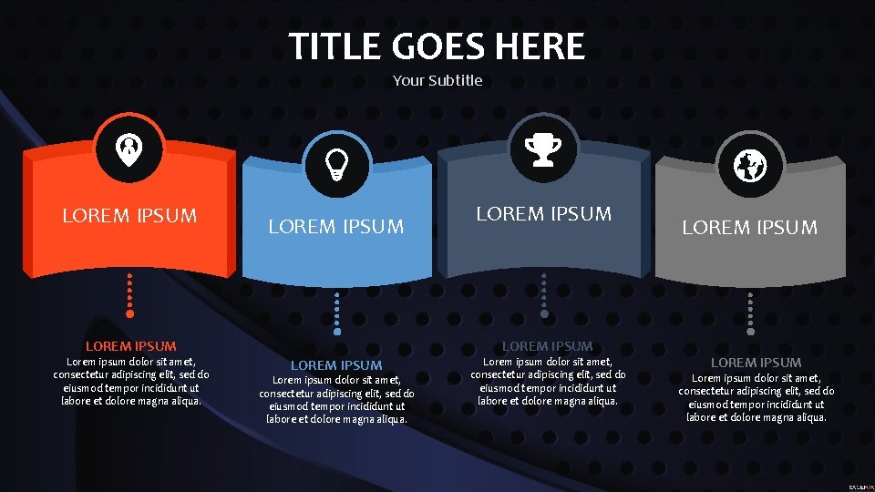 TITLE GOES HERE Your Subtitle LOREM IPSUM LOREM IPSUM Lorem ipsum dolor sit amet,