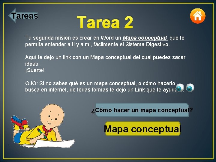 Tareas Tarea 2 Tu segunda misión es crear en Word un Mapa conceptual que