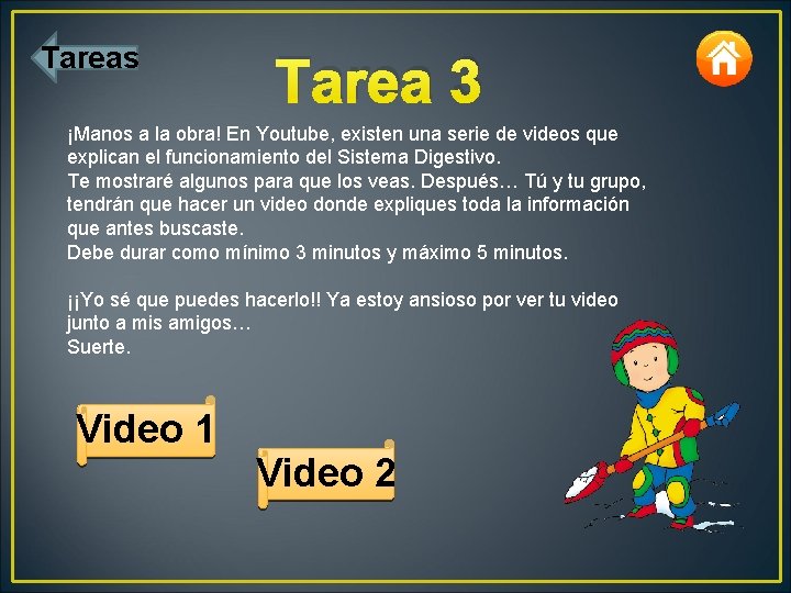 Tareas Tarea 3 ¡Manos a la obra! En Youtube, existen una serie de videos