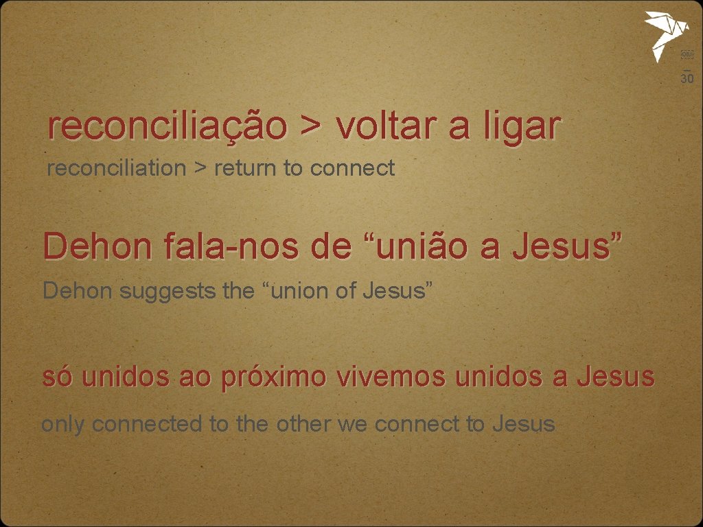 ￼ _ 30 reconciliação > voltar a ligar reconciliation > return to connect Dehon