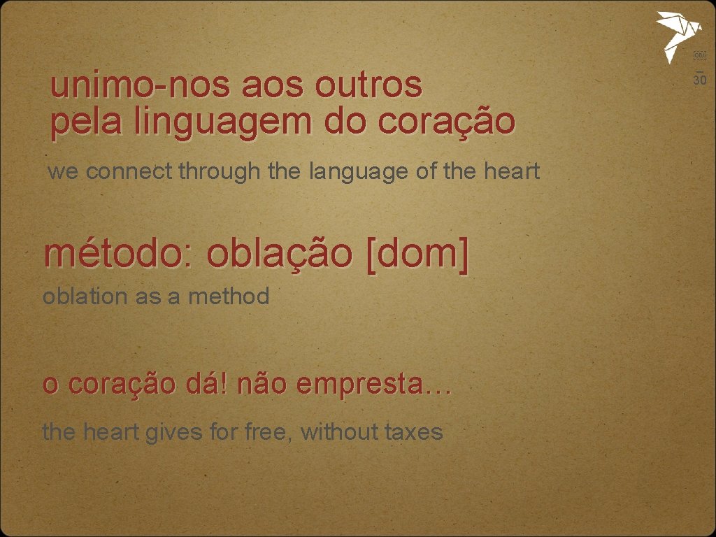 unimo-nos aos outros pela linguagem do coração we connect through the language of the