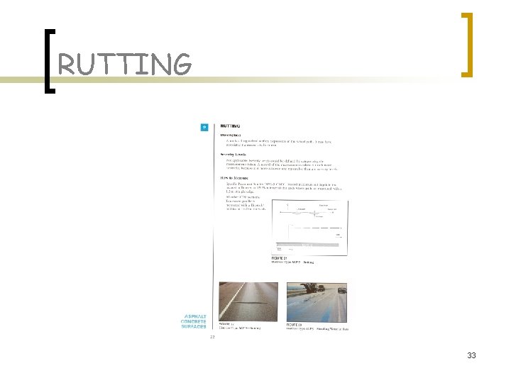 RUTTING 33 RUTTING 33