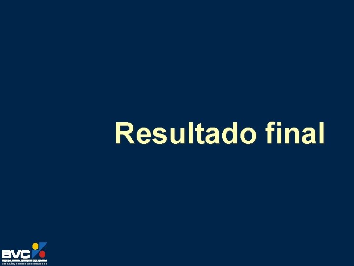 Resultado final 