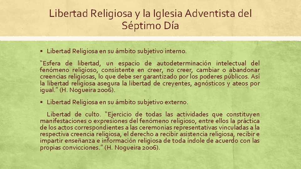 Libertad Religiosa y la Iglesia Adventista del Séptimo Día § Libertad Religiosa en su