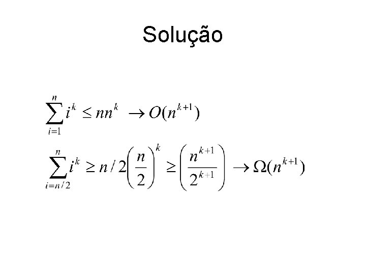 Solução 