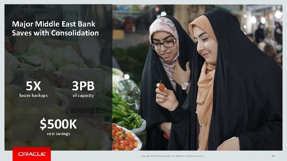 Major Middle East Bank Saves with Consolidation 5 X faster backups 3 PB of