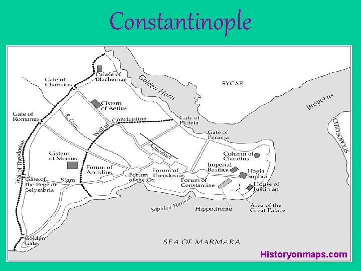 Constantinople Historyonmaps. com 