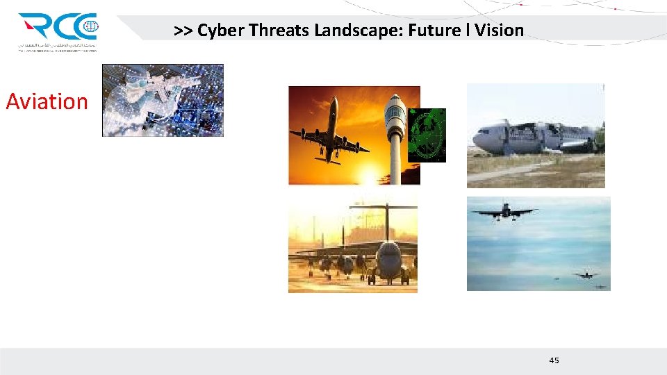 >> Cyber Threats Landscape: Future l Vision Aviation 45 