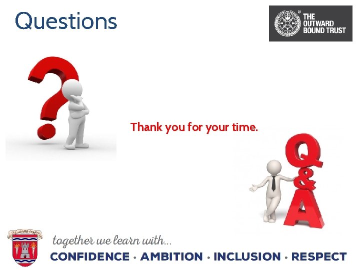 Questions Thank you for your time. 