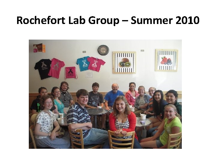 Rochefort Lab Group – Summer 2010 