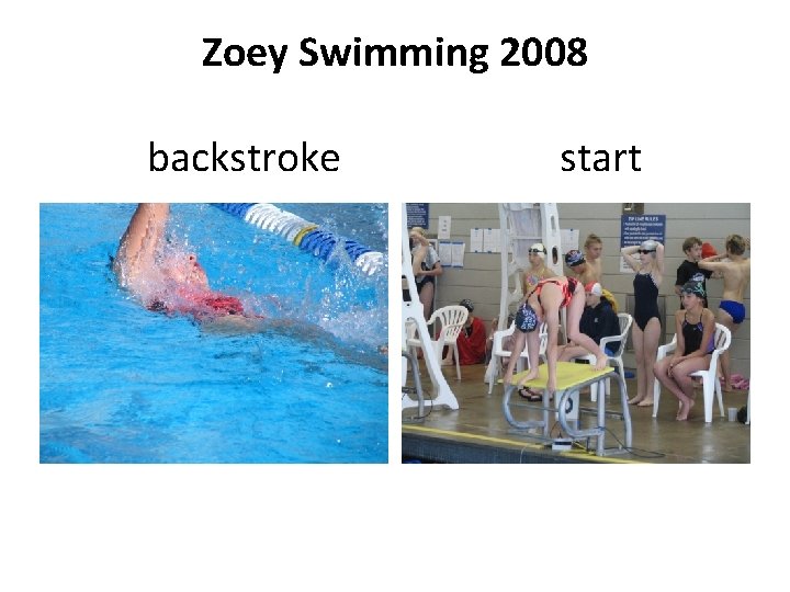 Zoey Swimming 2008 backstroke start 