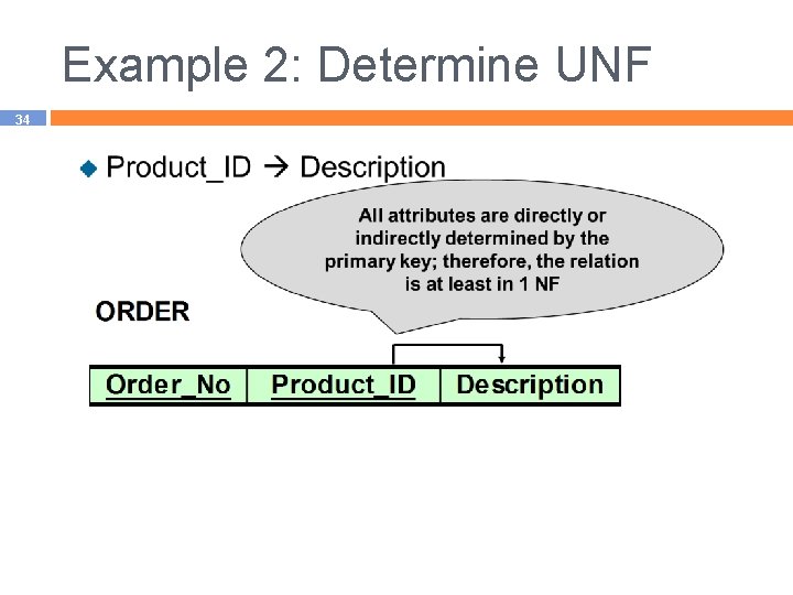 Example 2: Determine UNF 34 