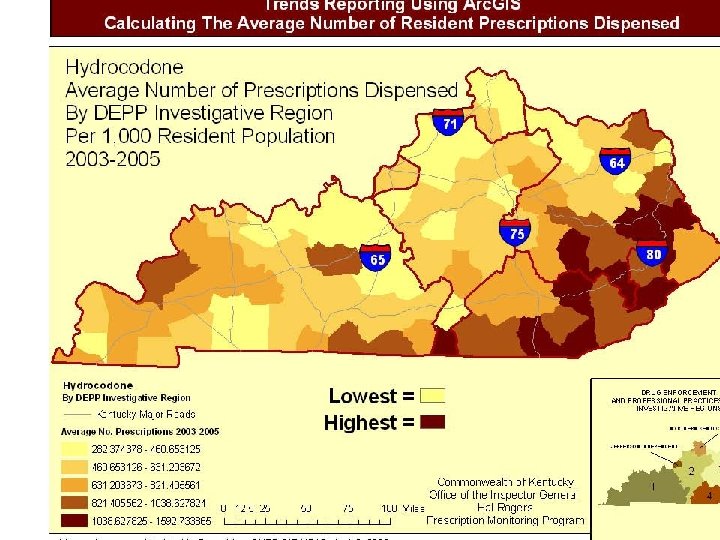 Lexington Herald-Leader Source: Drug Enforcement Administration 