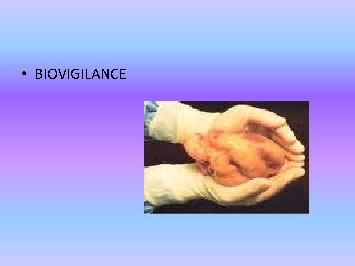  • BIOVIGILANCE 