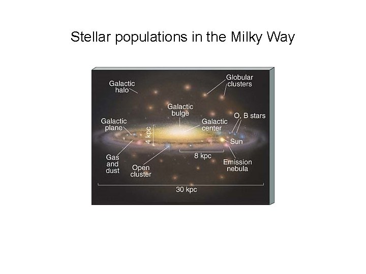 Stellar populations in the Milky Way 