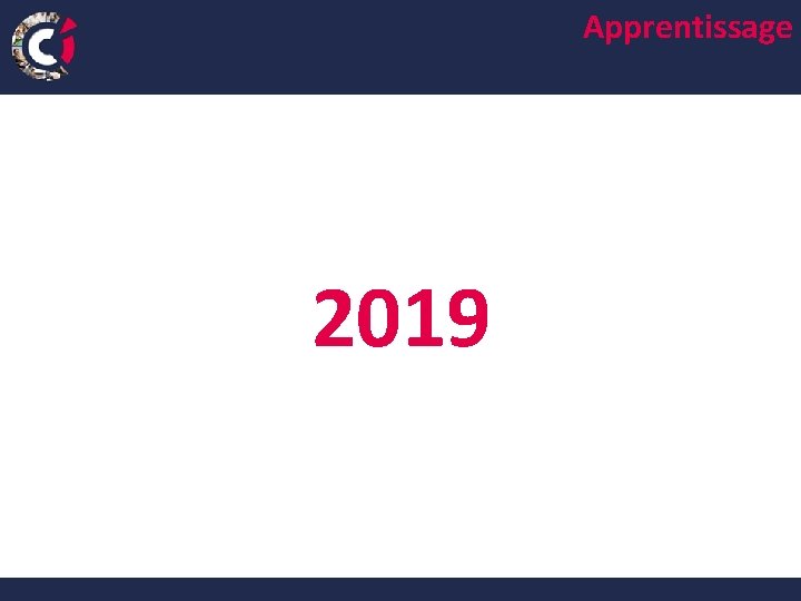 Apprentissage 2019 