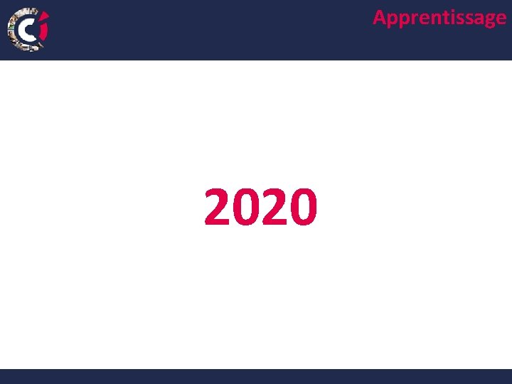 Apprentissage 2020 