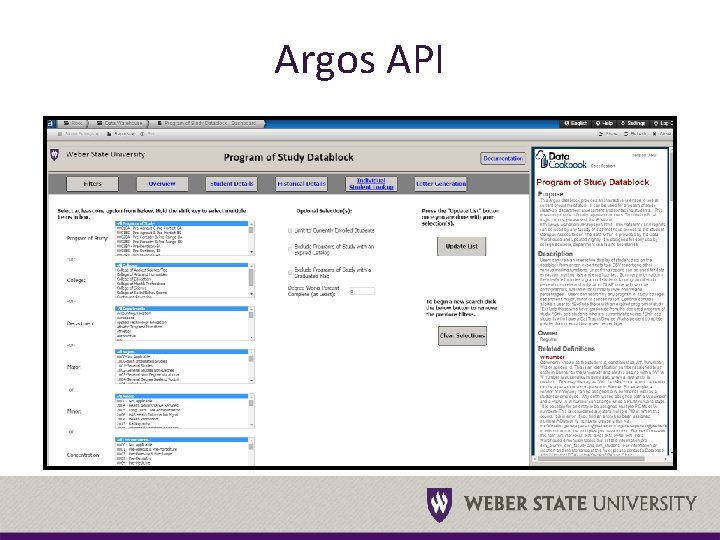 Argos API 