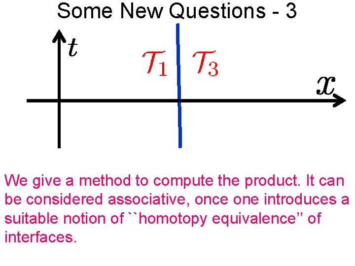 Some New Questions - 3 We give a method to compute the product. It