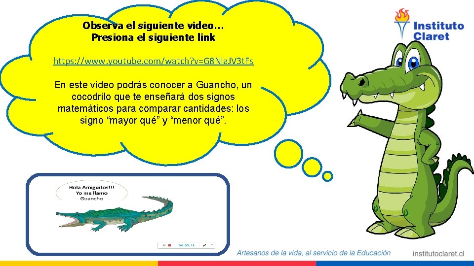 Observa el siguiente video… Presiona el siguiente link https: //www. youtube. com/watch? v=G 8