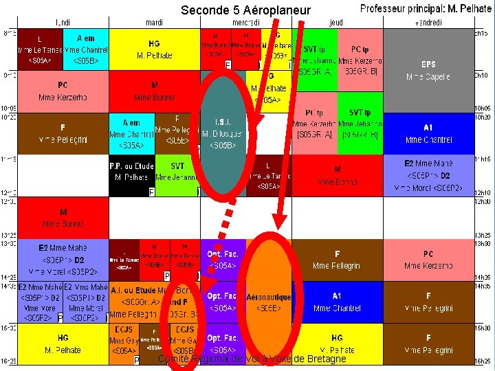 Seconde 5 Aéroplaneur Comité Régional de Vol à Voile de Bretagne 