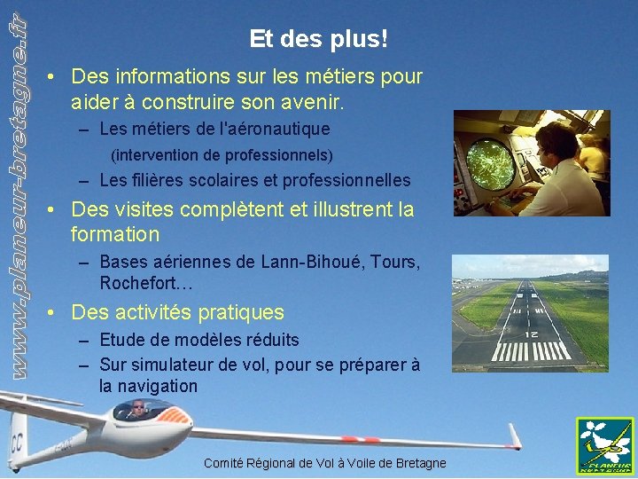 Et des plus! • Des informations sur les métiers pour aider à construire son