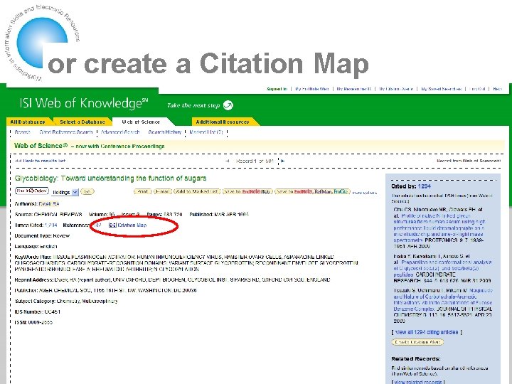 or create a Citation Map 