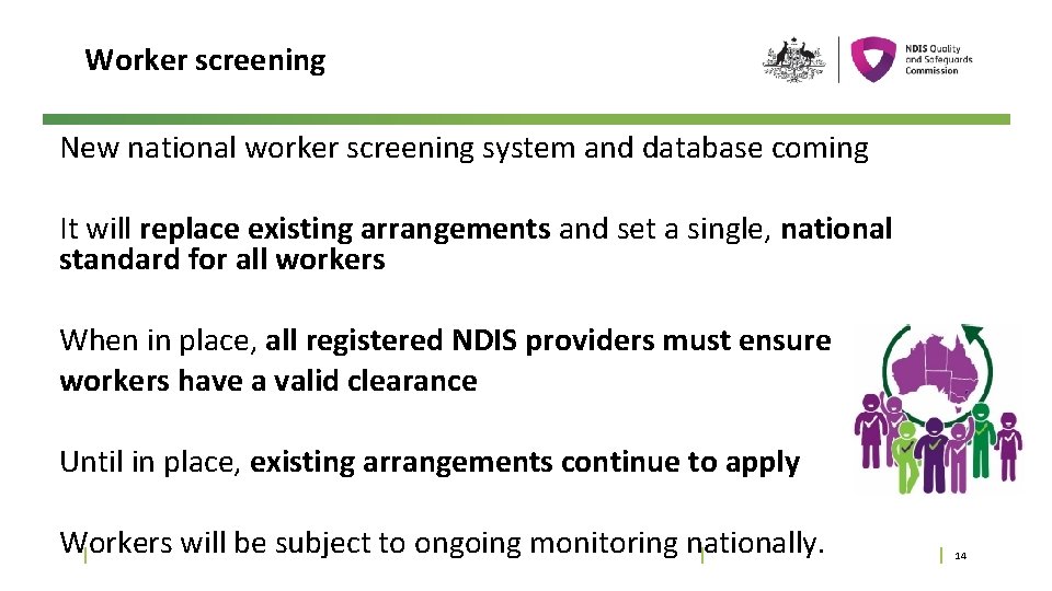 Worker screening New national worker screening system and database coming It will replace existing