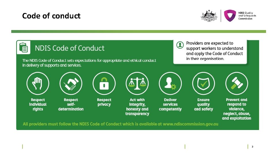 NDIS Quality and Safeguards Commission Your Responsibilities June