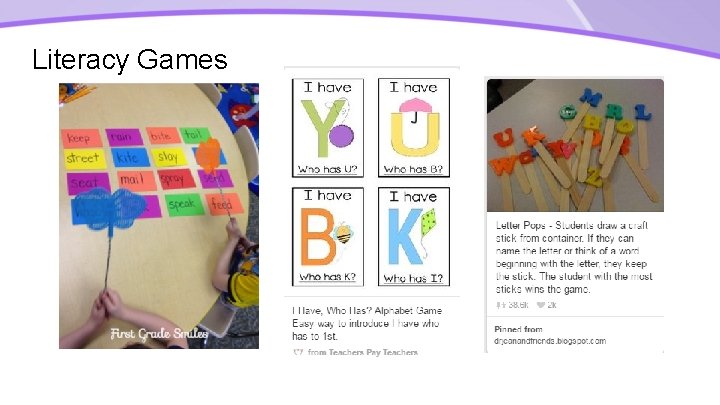 Literacy Games 