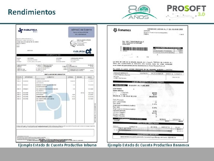 Rendimientos Ejemplo Estado de Cuenta Productiva Inbursa Ejemplo Estado de Cuenta Productiva Banamex 