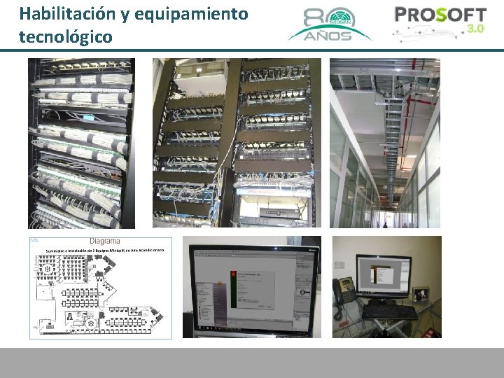 Habilitación y equipamiento tecnológico 
